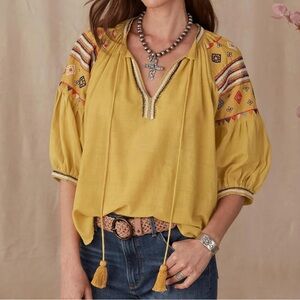 Geometric Salma Blouse by Alamwar “Walk the Earth”